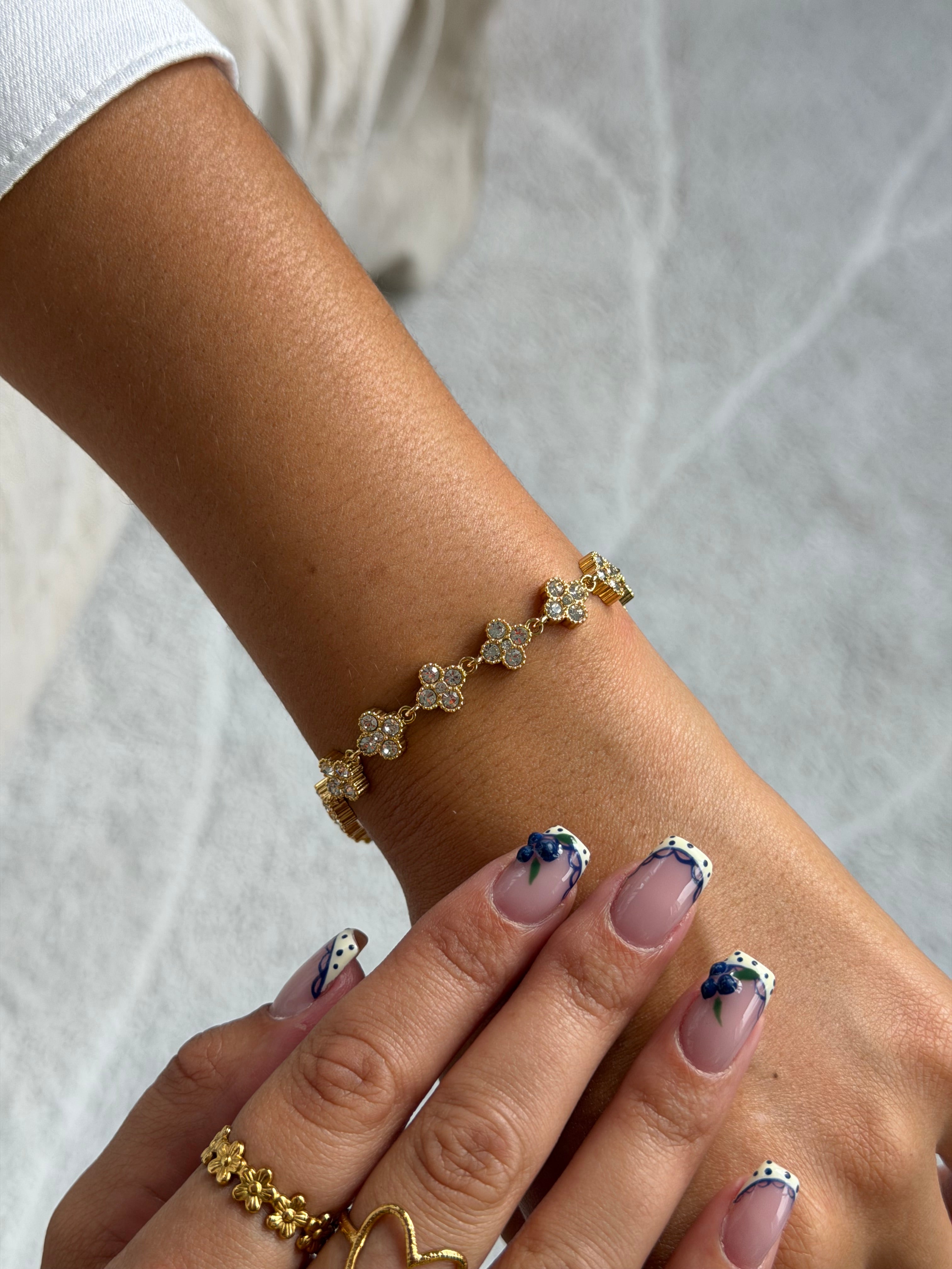 Bracelets trèfle élégant