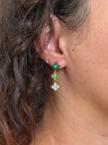 Boucles d’oreilles trèfle élégant