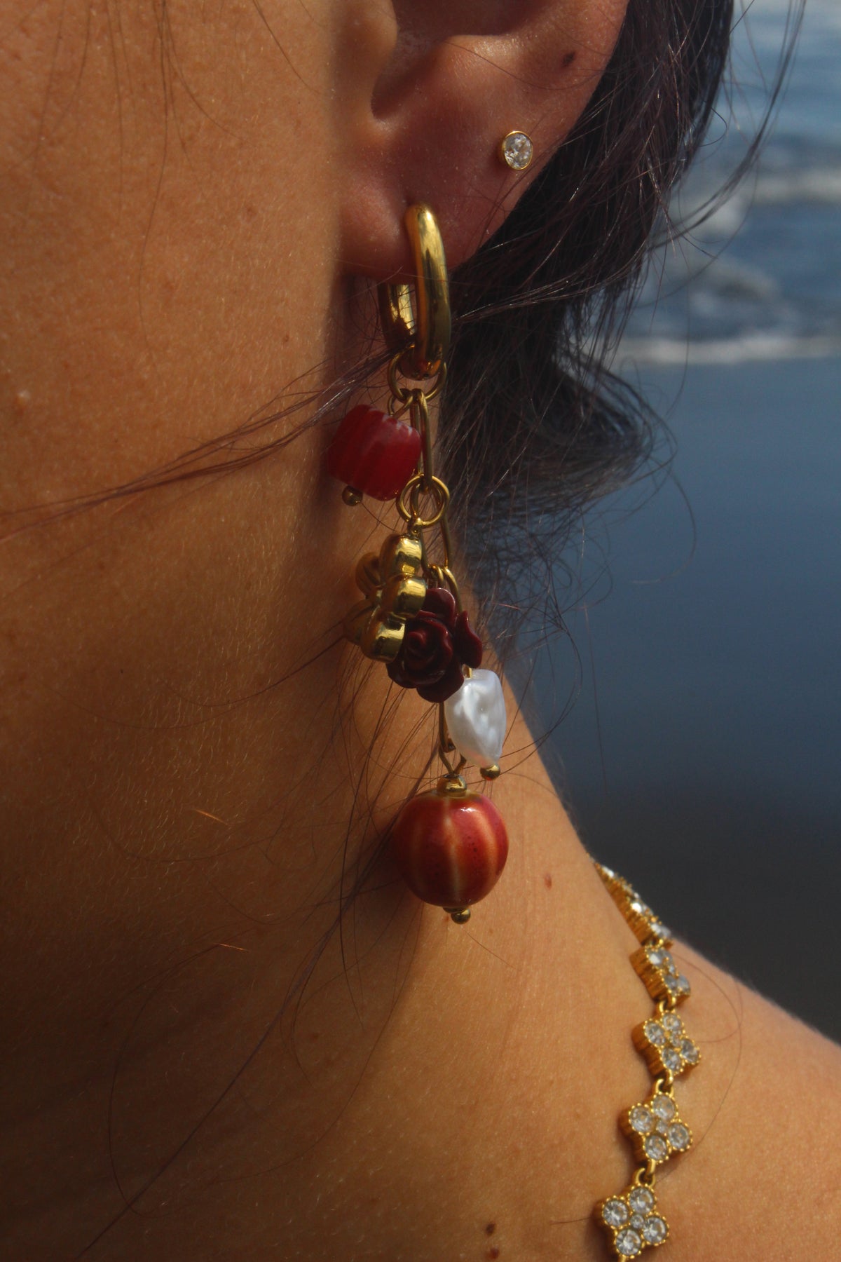 Boucle d’oreille breloques