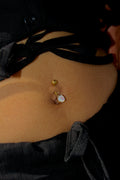 Piercing nombril mi strass