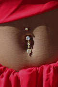 Piercing nombril fleur