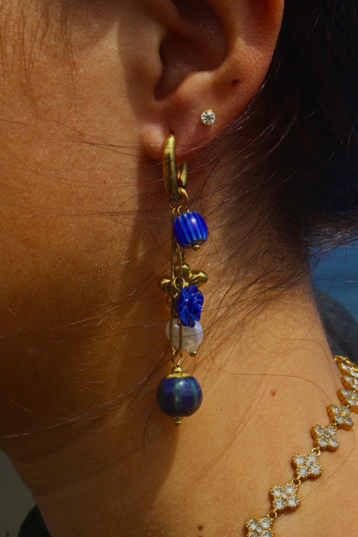 Boucle d’oreille breloques