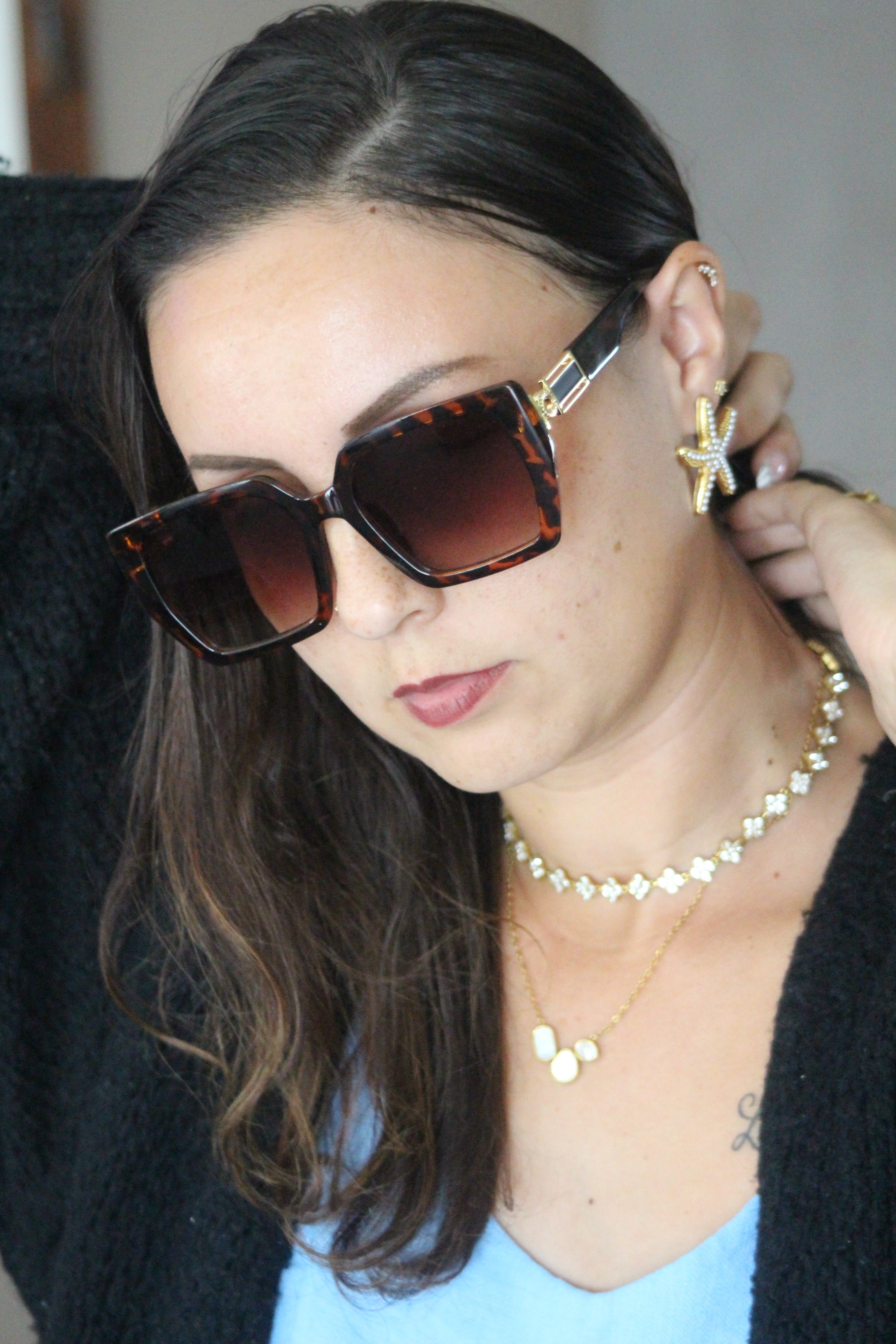 Lunette de soleil Capri - marron