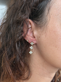 Boucles d’oreilles trèfle élégant