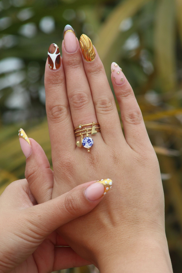 Bague breloque cœur