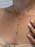 Collier Y rose