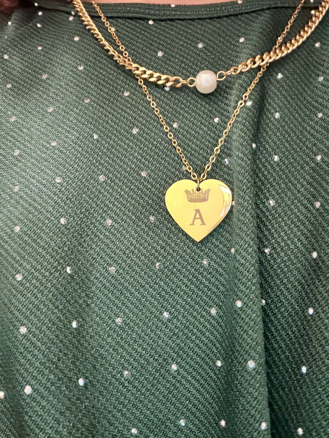 Collier double à graver