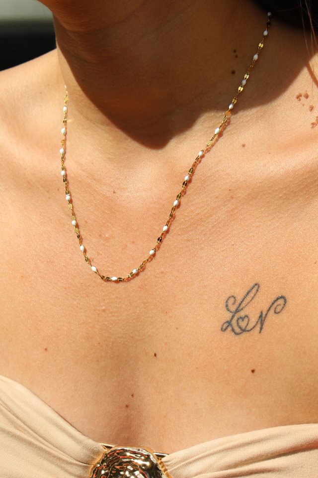 Collier Perles fines