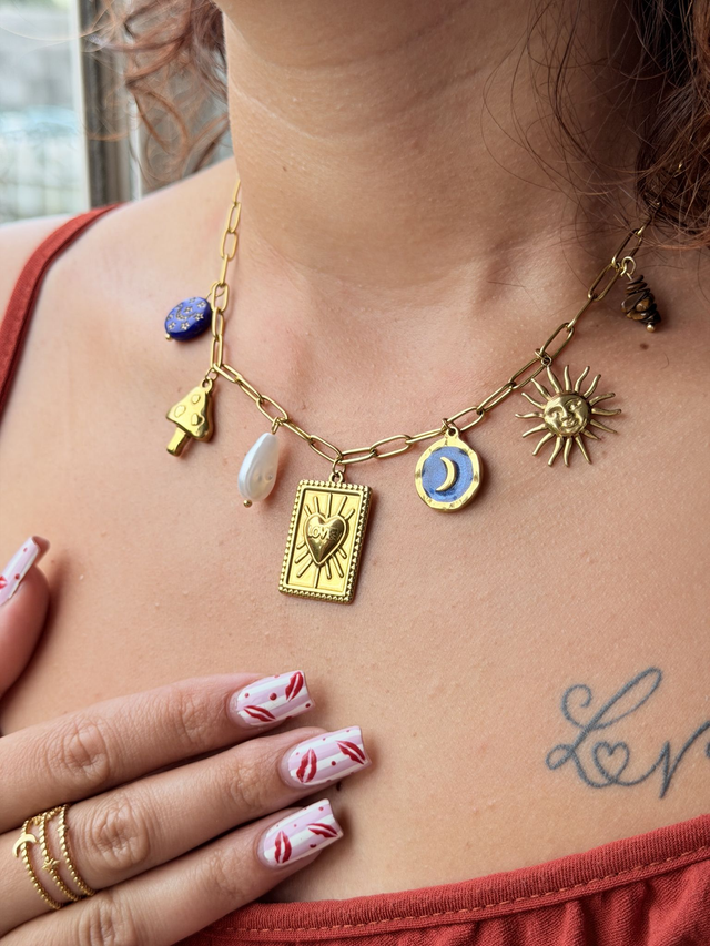 Collier breloque Céleste