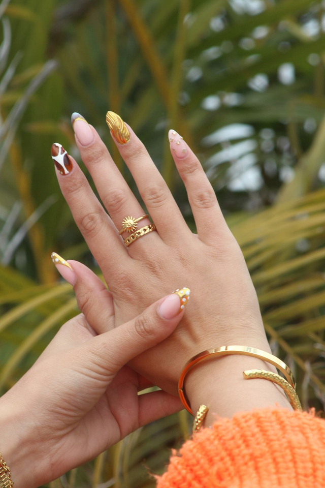 Bague chaîne et Soleil