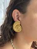 Boucles d’oreilles gros coquillages
