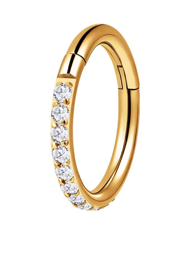 Piercing Hélix anneaux strass