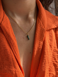 Collier piment vert