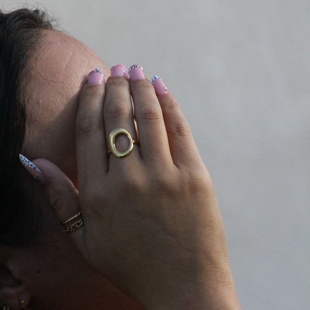Bague ovale