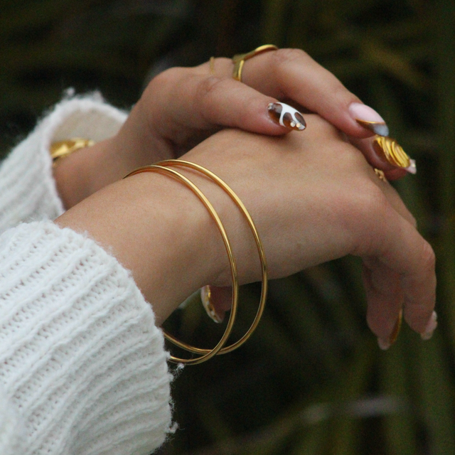 Lot de 2 joncs - poignet moyen
