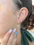 Boucles d’oreilles croix