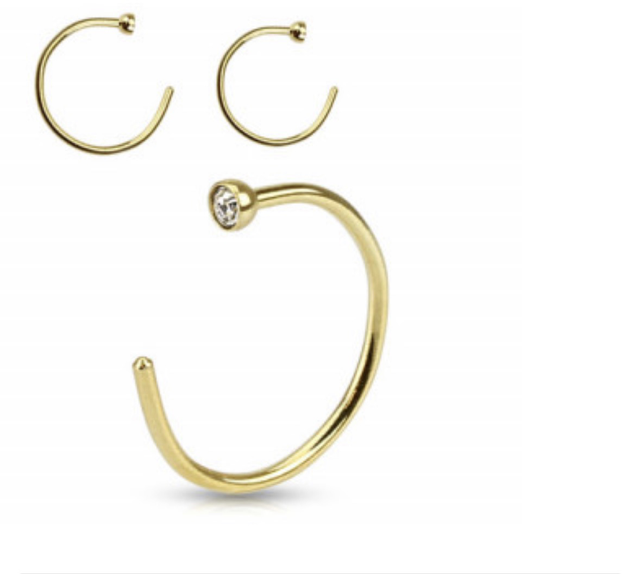 Piercing anneau ouvert