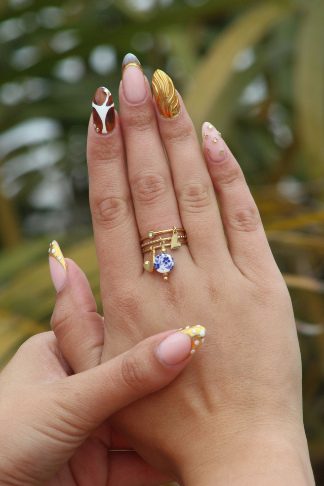 Bague breloque cœur